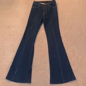 Boutique Super Flare High Waisted Jeans
